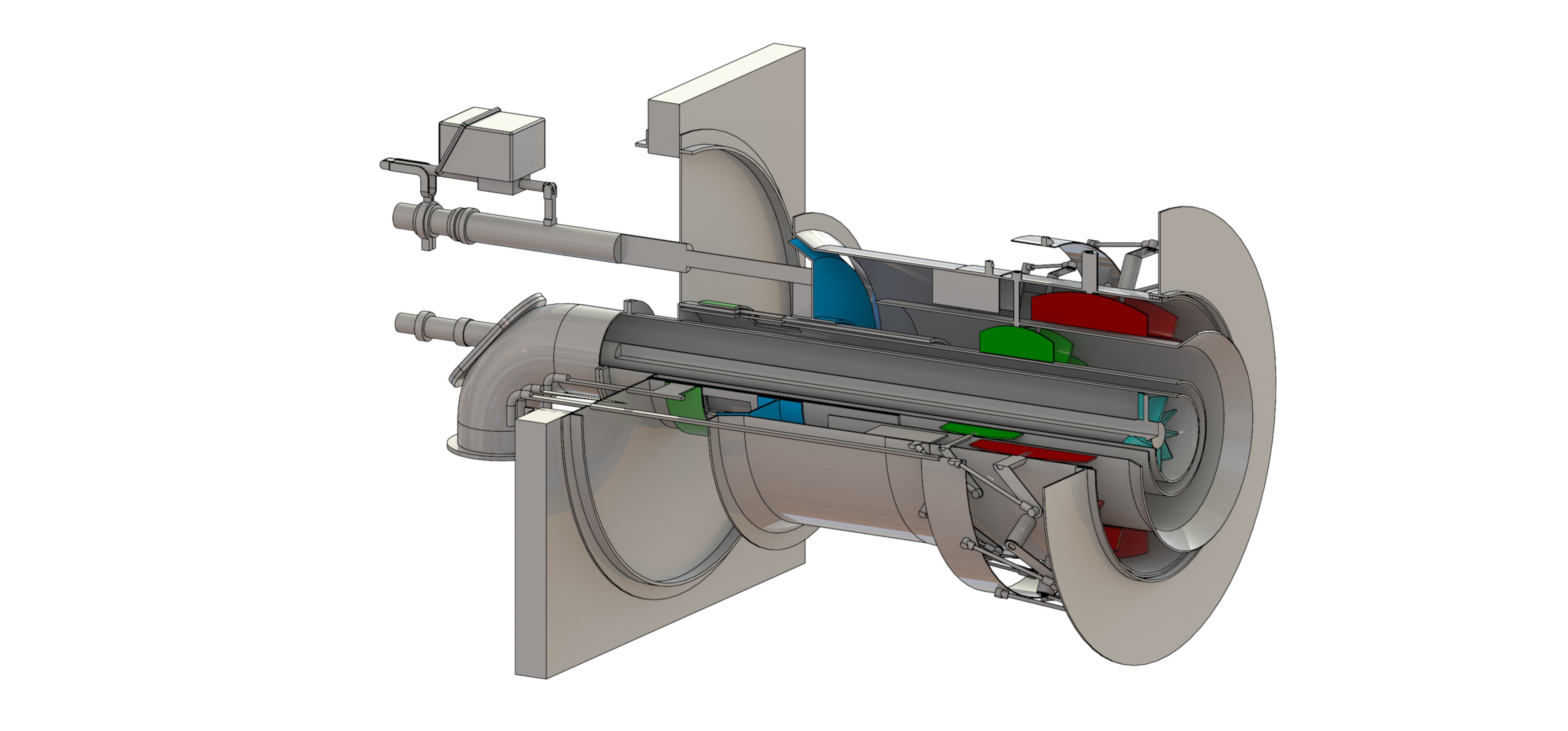 burner spinner inside inner mixing
